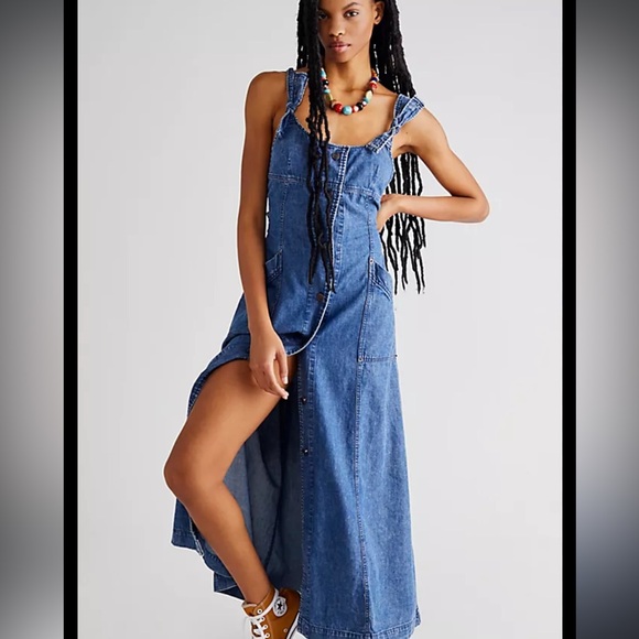Free People Time After Time Maxi Dress - Picture 1 of 9
